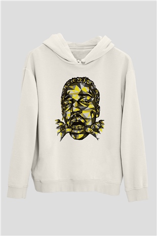 ASAP Mob Beyaz Unisex Kapüşonlu Sweatshirt