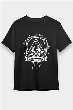 ASAP Mob Siyah Unisex Tişört T-Shirt - TişörtFabrikası