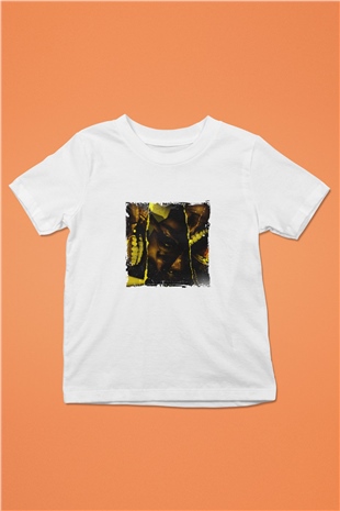 ASAP Rocky Baskılı Unisex Beyaz Çocuk Tişört