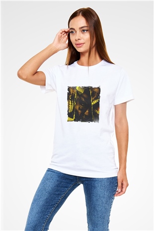 ASAP Rocky Baskılı Unisex Beyaz Tişört