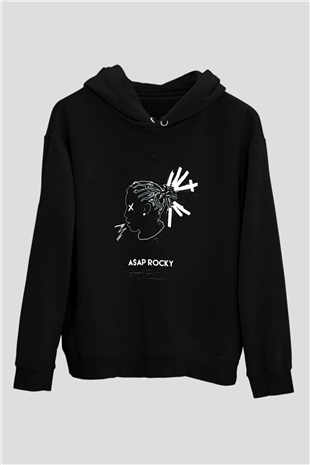 ASAP Rocky Siyah Unisex Hoodie