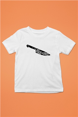 Aşçı Beyaz Unisex Çocuk Tişört