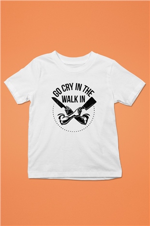 Aşçı Beyaz Unisex Çocuk Tişört
