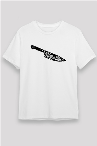 Aşçı Beyaz Unisex Tişört T-Shirt - TişörtFabrikası