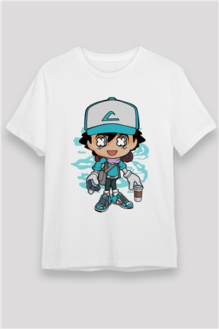 Ash Street Style Baskılı Unisex Beyaz Tişört