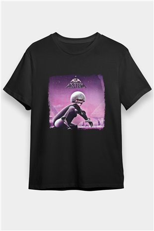 Asia Baskılı Unisex Siyah Tişört