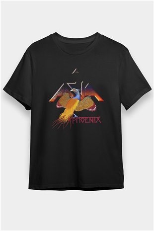 Asia Siyah Unisex Tişört T-Shirt - TişörtFabrikası