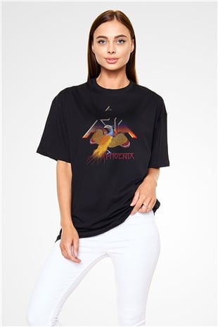 Asia Siyah Oversize Tişört Oversize T-shirt - TişörtFabrikası