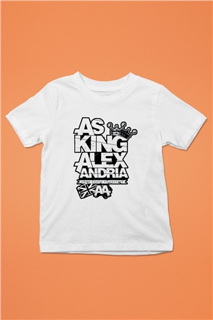 Asking Alexandria Baskılı Beyaz Unisex Çocuk Tişört