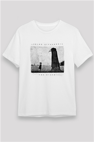 Asking Alexandria Baskılı Unisex Beyaz Tişört