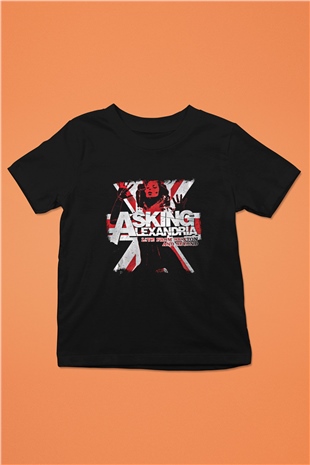 Asking Alexandria Baskılı Unisex Siyah Çocuk Tişört