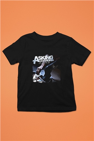 Asking Alexandria Baskılı Unisex Siyah Çocuk Tişört