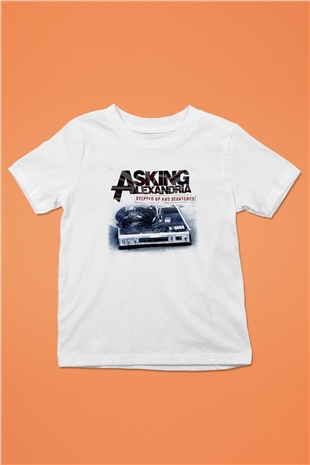 Asking Alexandria Beyaz Unisex Çocuk Tişört
