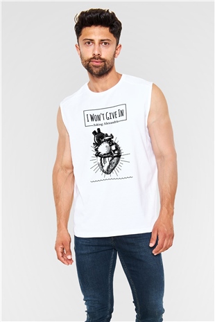 Asking Alexandria Beyaz Unisex Kolsuz Tişört