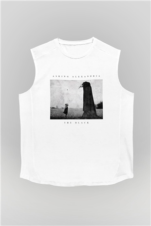 Asking Alexandria Beyaz Unisex Kolsuz Tişört