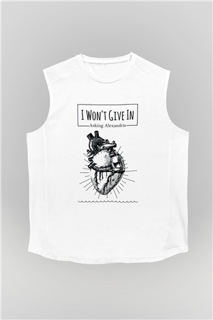 Asking Alexandria Beyaz Unisex Kolsuz Tişört