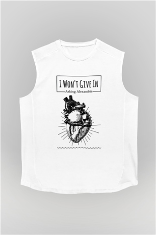 Asking Alexandria Beyaz Unisex Kolsuz Tişört