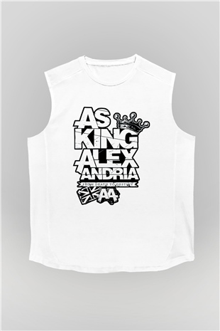 Asking Alexandria Beyaz Unisex Kolsuz Tişört