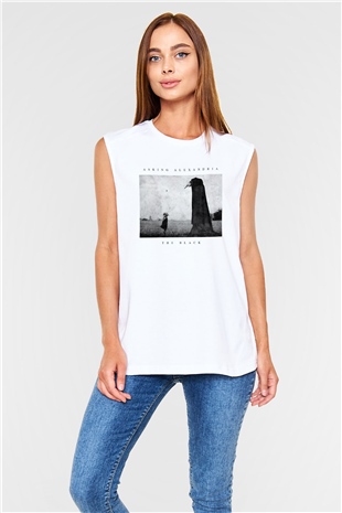 Asking Alexandria Beyaz Unisex Kolsuz Tişört
