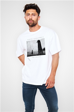 Asking Alexandria Beyaz Unisex Oversize Tişört T-Shirt