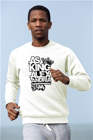 Asking Alexandria Beyaz Unisex Sweatshirt