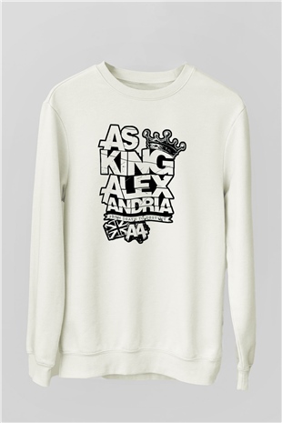 Asking Alexandria Beyaz Unisex Sweatshirt