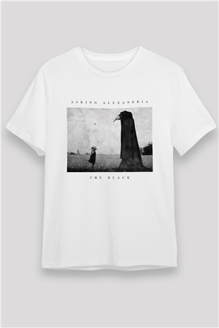 Asking Alexandria Beyaz Unisex Tişört T-Shirt - TişörtFabrikası