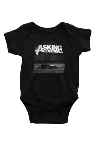 Asking Alexandria Siyah Bebek Body - Zıbın