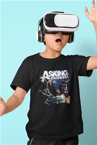 Asking Alexandria Siyah Unisex Çocuk Tişört