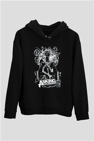 Asking Alexandria Siyah Unisex Hoodie