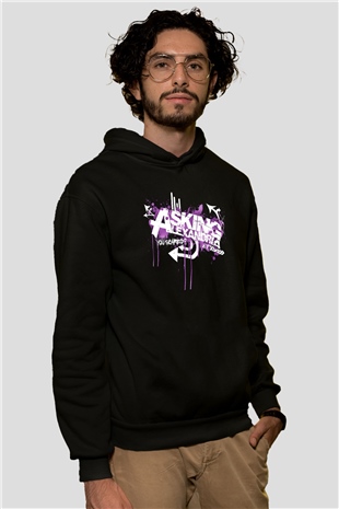 Asking Alexandria Siyah Unisex Hoodie