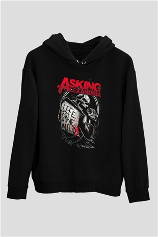 Asking Alexandria Siyah Unisex Hoodie