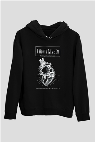 Asking Alexandria Siyah Unisex Hoodie
