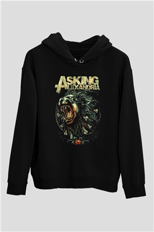 Asking Alexandria Siyah Unisex Hoodie