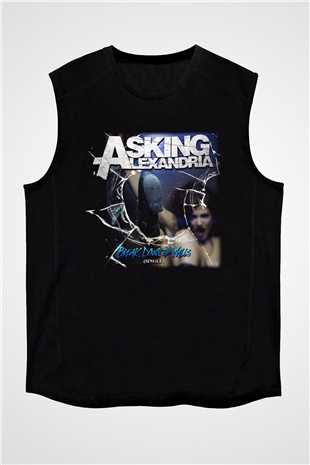Asking Alexandria Siyah Unisex Kolsuz Tişört