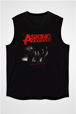 Asking Alexandria Siyah Unisex Kolsuz Tişört
