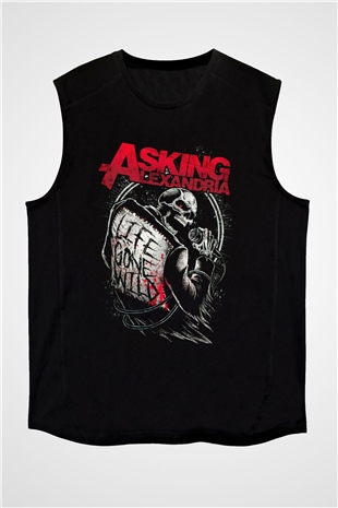 Asking Alexandria Siyah Unisex Kolsuz Tişört