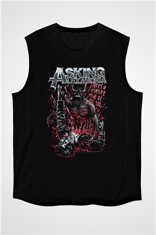 Asking Alexandria Siyah Unisex Kolsuz Tişört