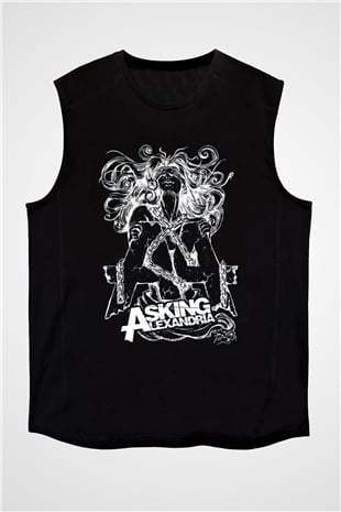 Asking Alexandria Siyah Unisex Kolsuz Tişört