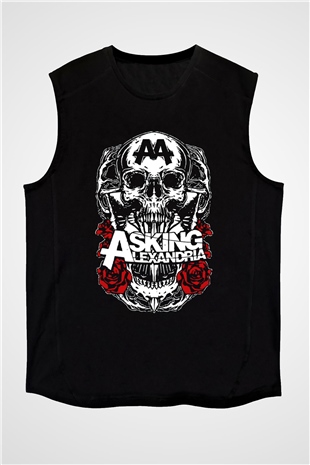 Asking Alexandria Siyah Unisex Kolsuz Tişört
