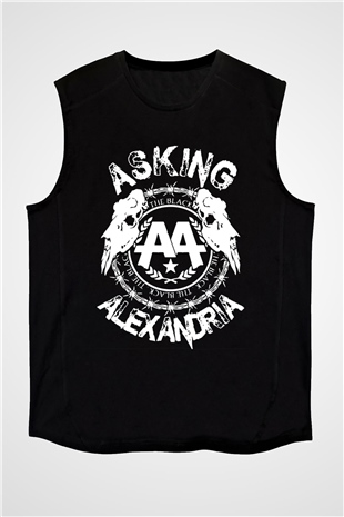 Asking Alexandria Siyah Unisex Kolsuz Tişört