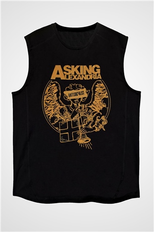 Asking Alexandria Siyah Unisex Kolsuz Tişört