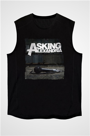 Asking Alexandria Siyah Unisex Kolsuz Tişört