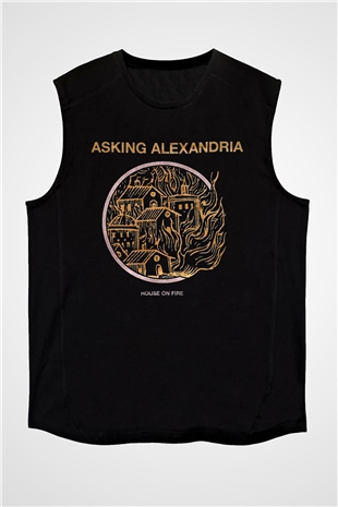 Asking Alexandria Siyah Unisex Kolsuz Tişört