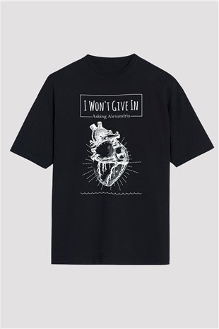Asking Alexandria Siyah Unisex Oversize Tişört T-Shirt