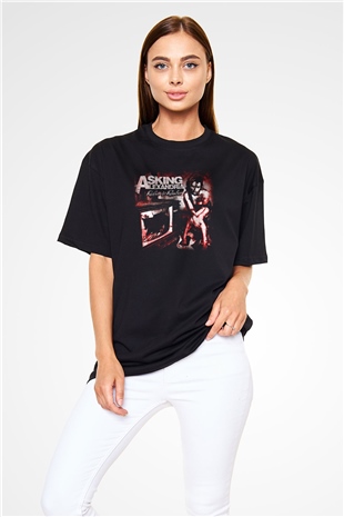 Asking Alexandria Siyah Unisex Oversize Tişört T-Shirt