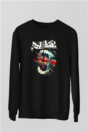Asking Alexandria Siyah Unisex Sweatshirt