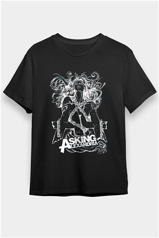 Asking Alexandria Siyah Unisex Tişört T-Shirt - TişörtFabrikası
