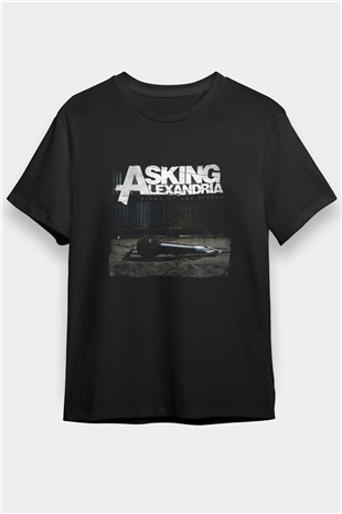 Asking Alexandria Siyah Unisex Tişört T-Shirt - TişörtFabrikası