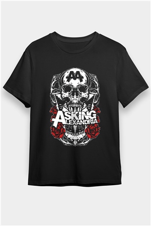 Asking Alexandria Siyah Unisex Tişört T-Shirt - TişörtFabrikası